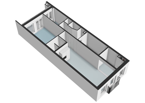 Floorplan - Bellamyplein 38-1, 1053 AT Amsterdam
